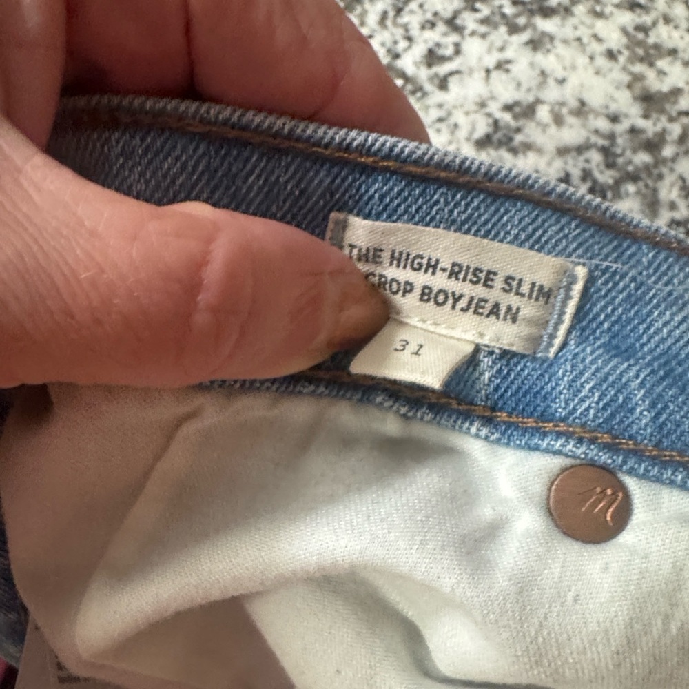 Madewell Women's High-Rise Jeans in Classic Blue